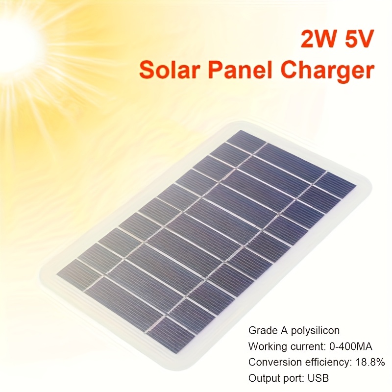 outdoor solar panel charger for mobile phones small fans small electronic devices etc portable for outdoor travel and mountaineering suitable for emergency use when   is no power but   sunlight Product details 8