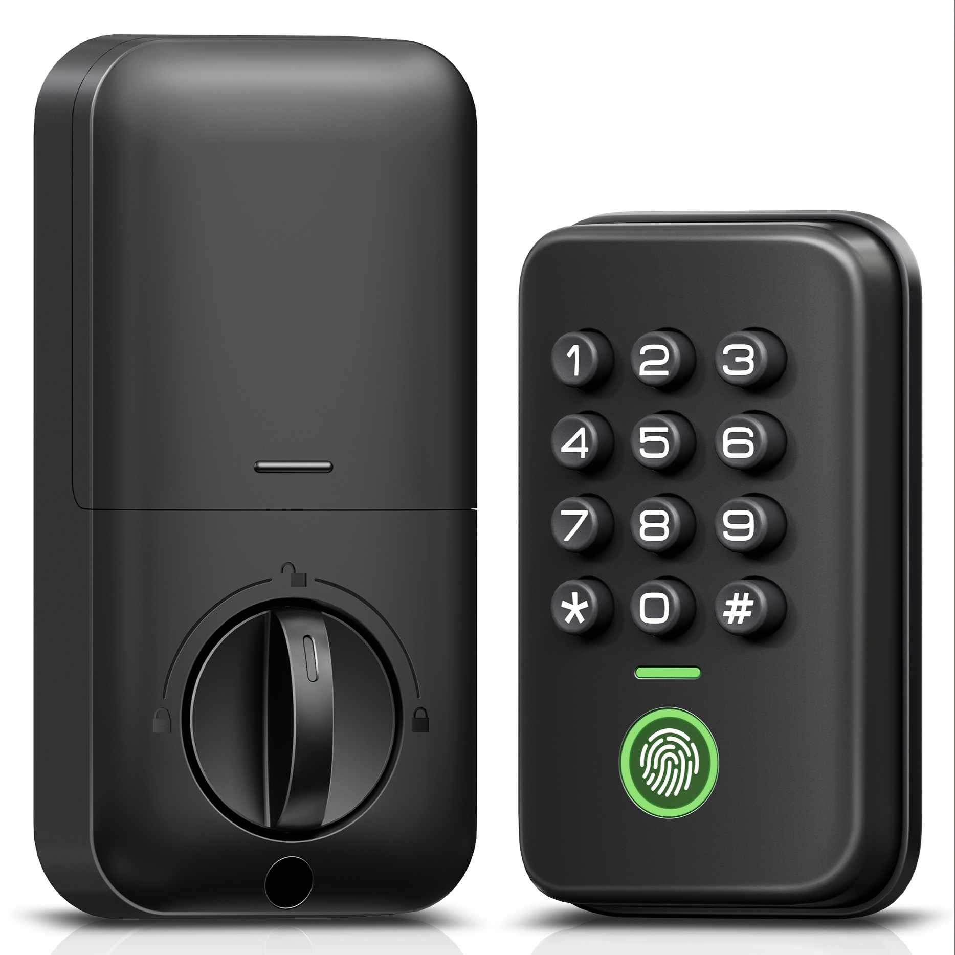 

Veise Vs02 Fingerprint Door Lock, Keyless Entry Door Lock With Biometric Deadbolt, Electronic Deadbolt Lock For Front Door, Backlit Keypad, Auto-lock, Easy Install