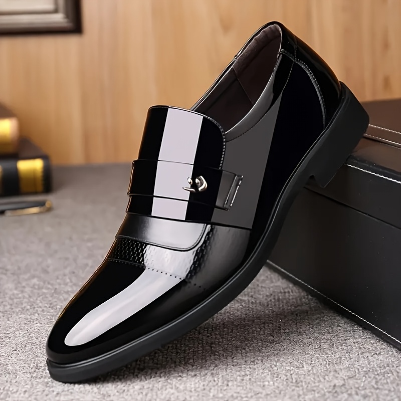 Black Oxford Dress Shoes Sole View
