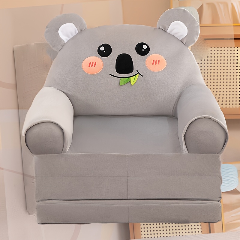 Foldable Sofa Three-Fold Comfortable Sofa Stool A Very Cute Design Removable & Washable Perfect for Living Room & Bedroom Use Halloween And Christmas Gifts