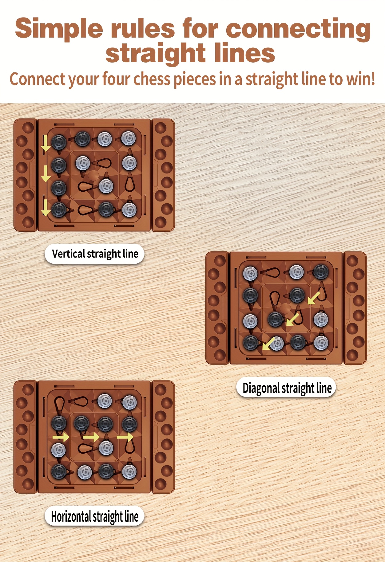 A Logic Board Game Designed to Enhance Logical Thinking And Hand-Eye Coordination, Suitable for Kids Aged 3 And Above. Ideal for Family Gatherings, Parties, And Travel Play. Made from High-Quality Plastic, It Makes a Great Gift for Holidays