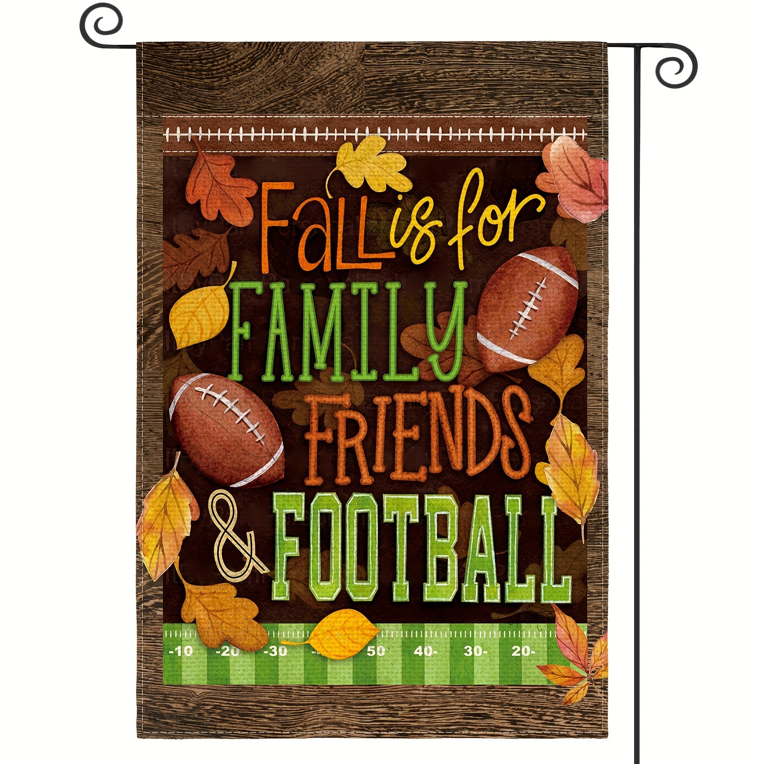 

Sm:)e Fall Flag Double Sided, Fall Is For Football Holiday Yard Outdoor Decoration