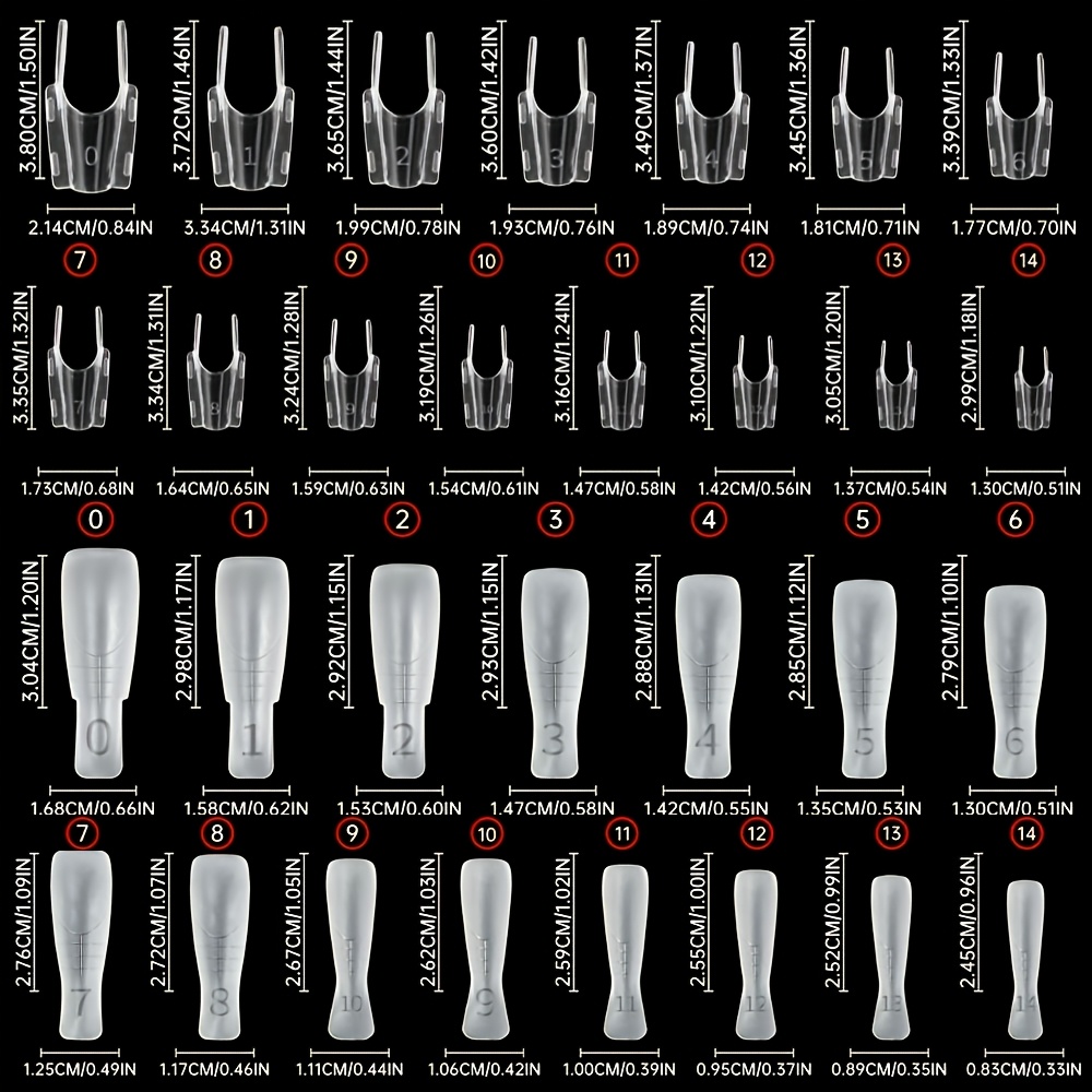 60pcs Double-Sided Handheld Abrasive Nail Lengthening Tools
