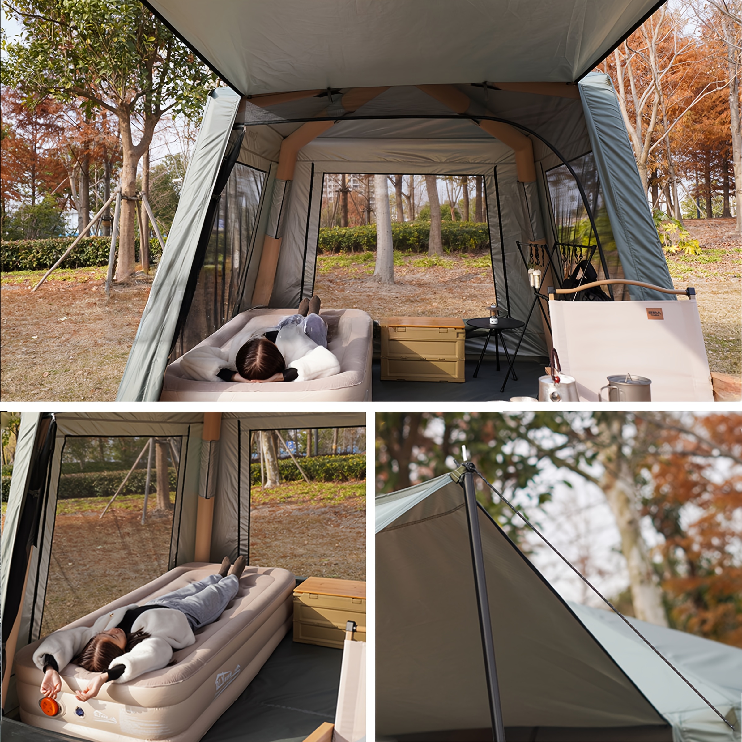 tent fast inflation portable tent Temu United Arab Emirates