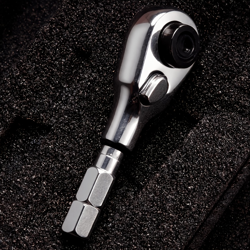TEMU 1pc 72-tooth Mini Ratcheting Hex Wrench, Automatic Car Repair Tool, Essential For Automotive Maintenance