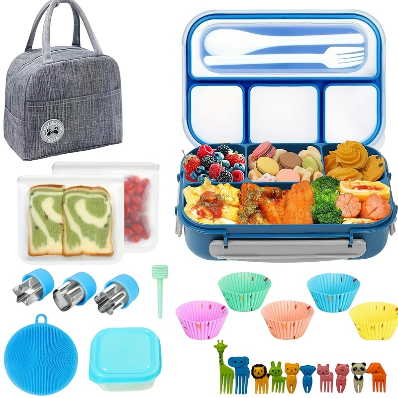 Lunch Box Bundle - Stainless Steel Bento Box & Lunch Case