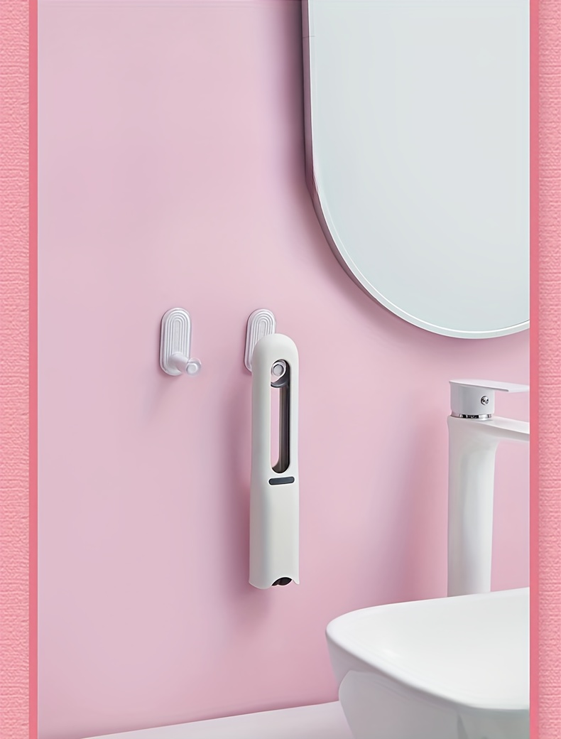 Handheld Multifunctional Cleaner, Equipped with Replaceable Mop Heads And a Hook. The Rotating Mop Head Allows for Easy And Forceful Cleaning of Gaps And Corners in Sinks, Pet Urine, And Desktop Debris. A Portable Marine Cleaning Mop/Tool.