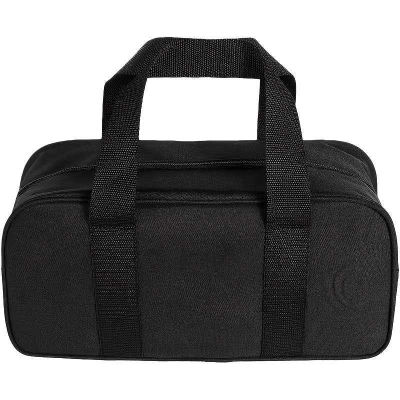 TEMU 1 pièce en tissu Oxford 600D épaissi, grande capacité, pratique et durable, à fermeture éclair large, portée à , convient pour ranger des outils