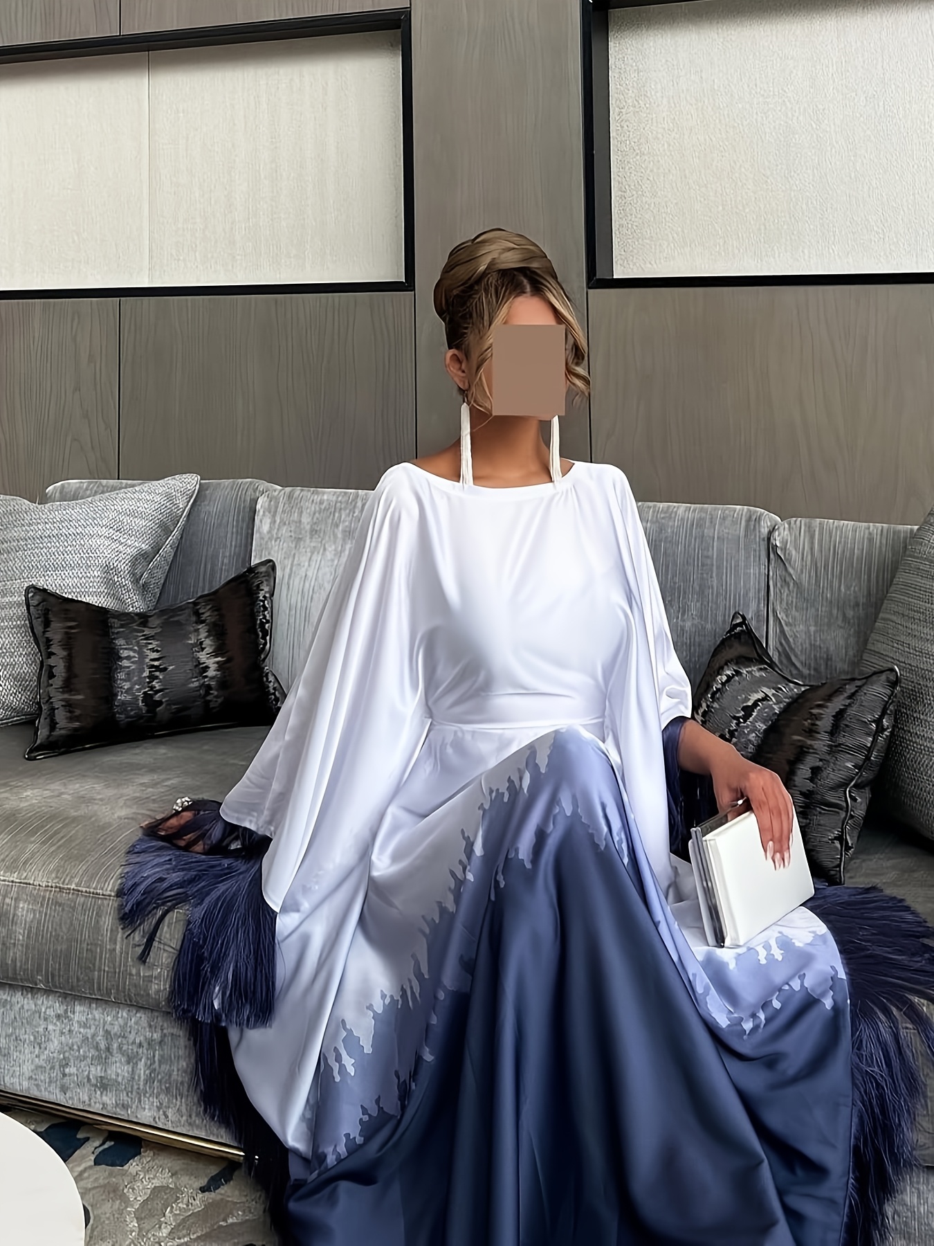 multicolor gradient middle eastern luxury dress arabian - Temu United Arab  Emirates