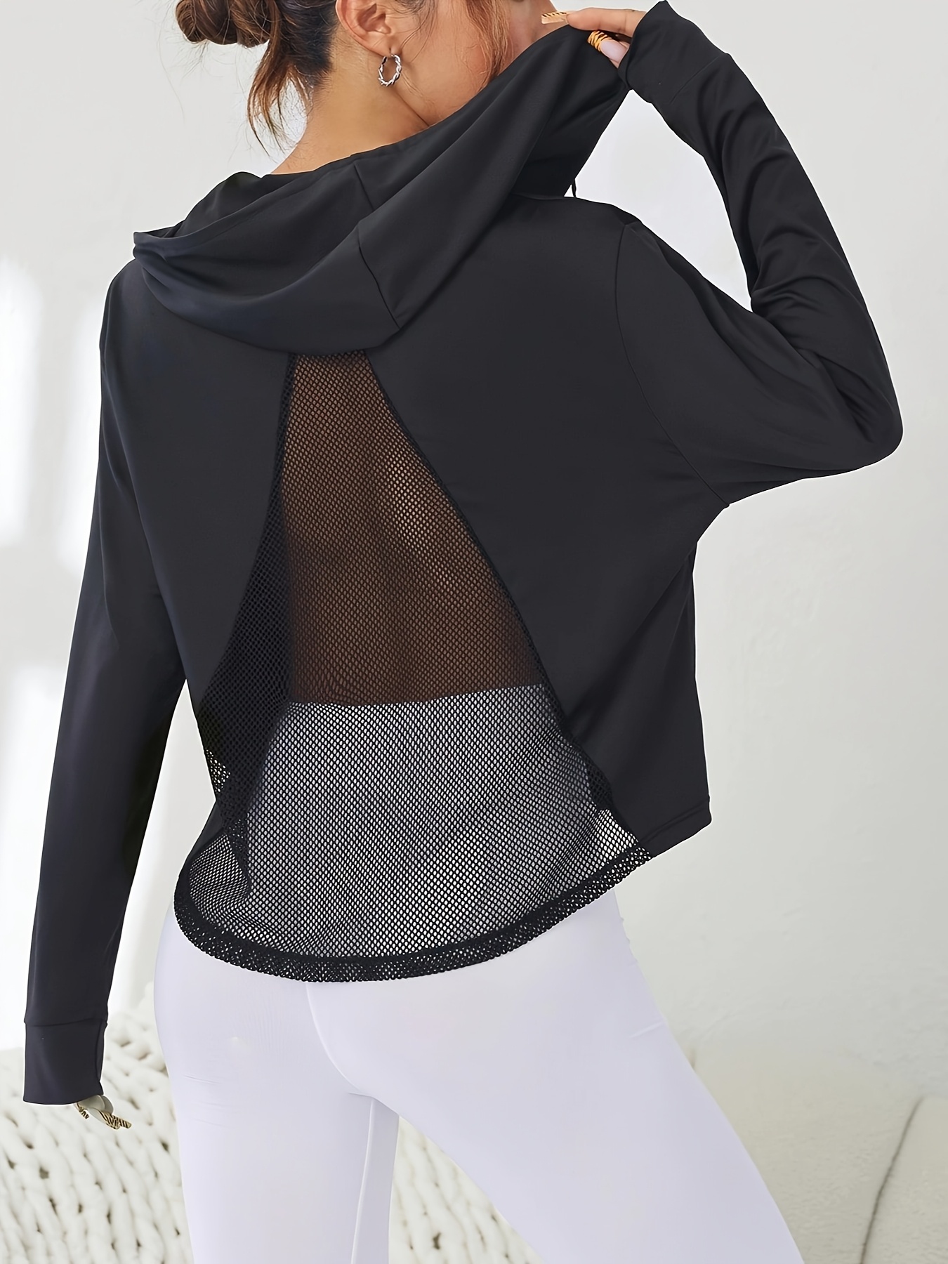 jaqueta feminina para treino casaco de ginástica com design Temu