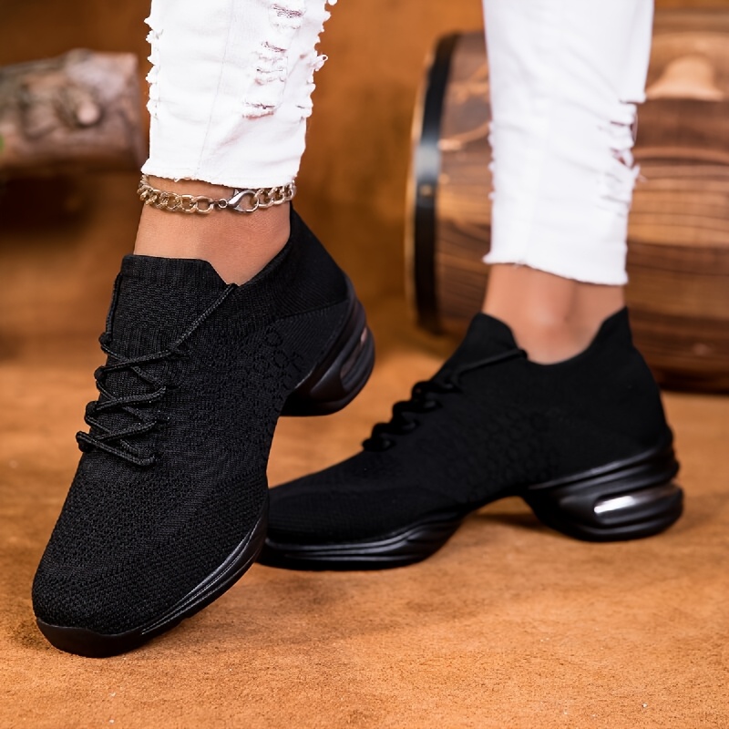 item picture   soled   heel dance shoes mesh breathable
