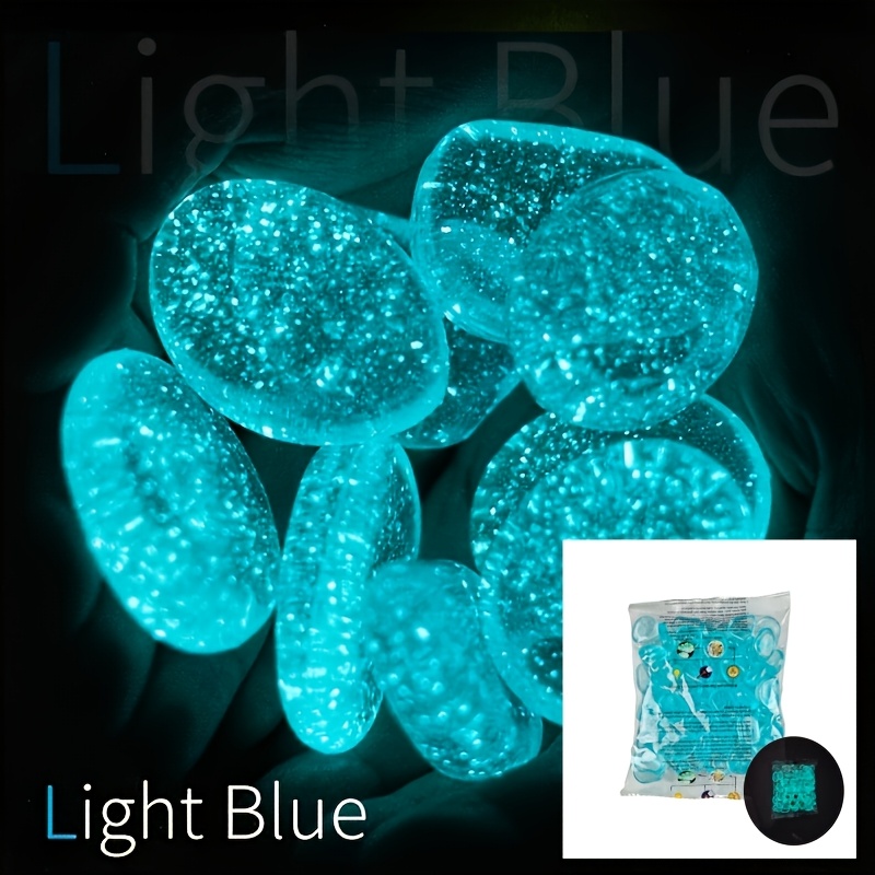 Image of New 70pcs Luminous Star Point Stones, Each With A Diameter Of 0.866 Inches, Weighing 0.37 , Used For Garden, Yard, Path, Lawn Yard, Aquarium, Fish Tank Decoration