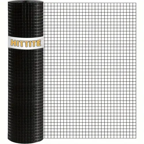hardware cloth 1 2 inch 48 x 100 ft 19 gauge welded black pvc coated wire mesh galvanized welding chicken wire fence mesh for chicken coop and home projects