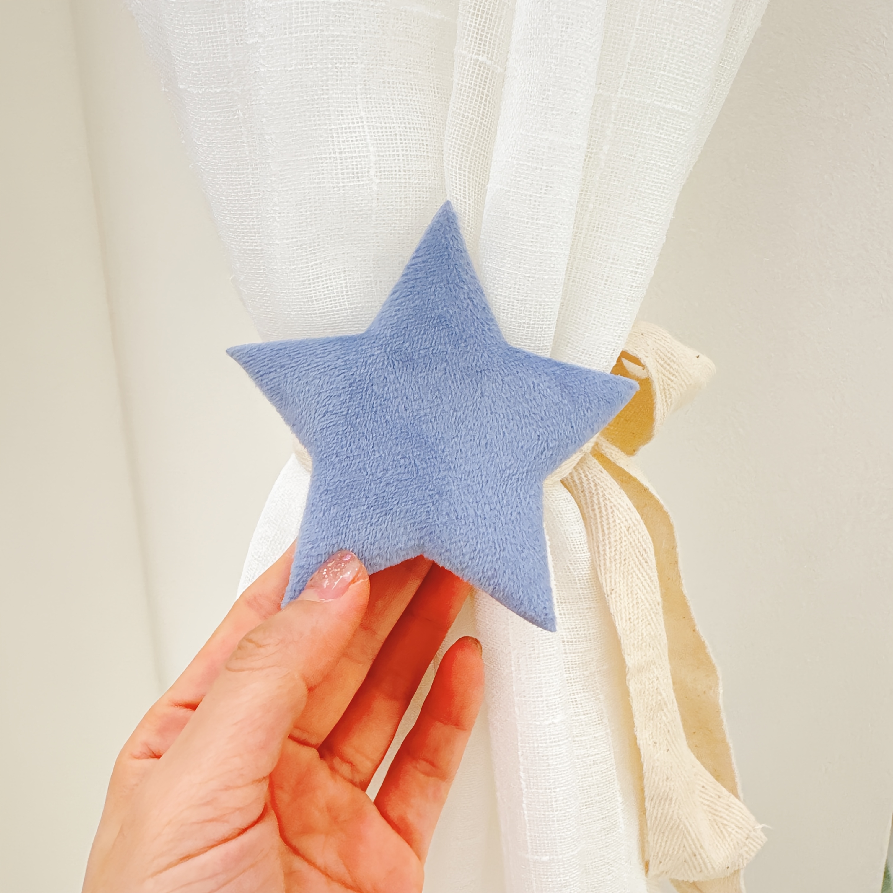 Big Star Curtains Tie-Back for Bedroom Drapes