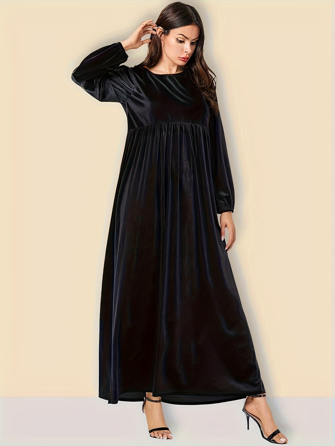 navy blue dress for baby girl Long sleeve short winter dress