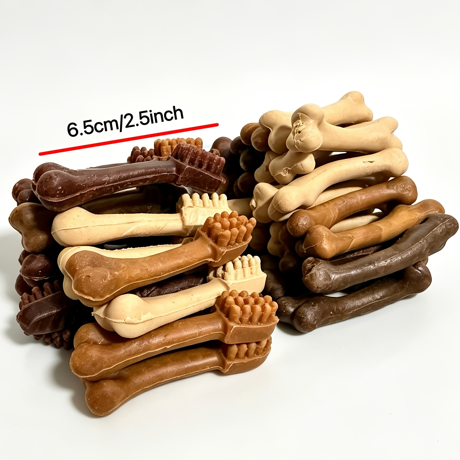 TEMU 5/10pcs Dog Chew Sticks|durable Teething Toys|beef, Chicken & Milk Flavors|random Shapes & Flavors| Dental Bones| Breath|dog Training Treats|