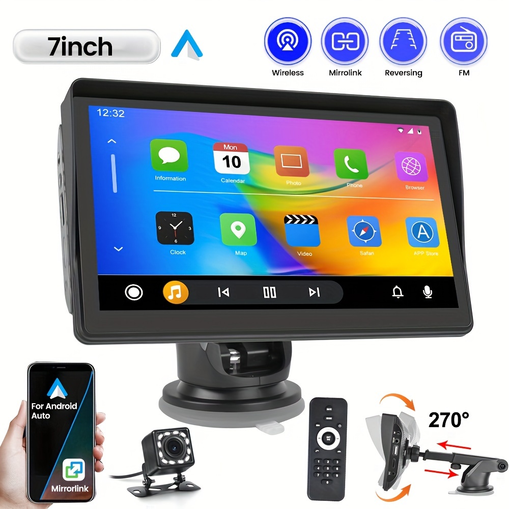 

7-inch Screen Support Carplayer/ For Auto Car , Support Portable Smart Player With Rear Camera