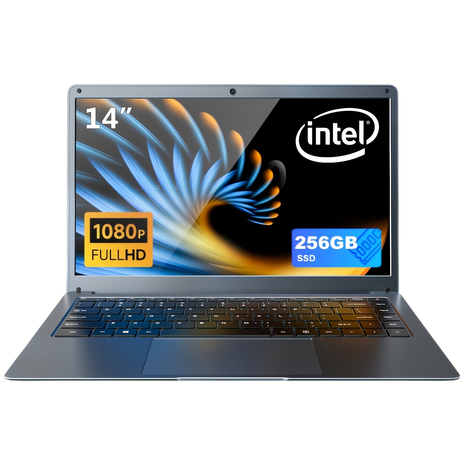 Image of Suxi 14-inch New Laptop 8gb Ddr4 128/256ssd 5000mah Battery Capacity For Office Entertainment Learning Online Classes , Free Keyboard Film, Mouse Pad, Wired Mouse