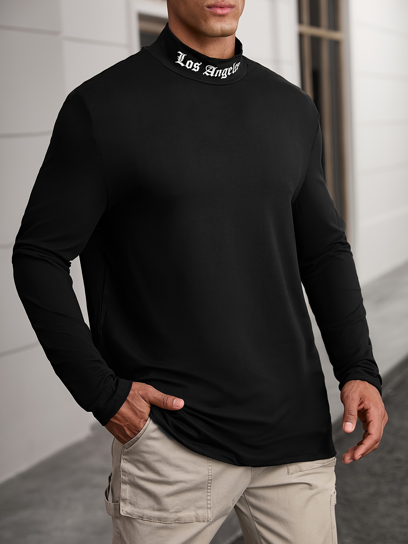 Tシャツ・カットソー *MUSINSA STANDARD* Ponte Turtleneck Long Sleeve T-Shirt Off MUSINSA | MUSINSA STANDARD Ponte Turtleneck Long Sleeve T