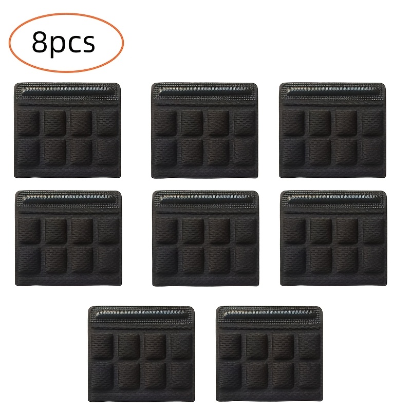 Image of Set Of 8 Helmet Chin Cushions, Replacement Padding For Helmets, Compatible With All Types Of Sports, Outdoor Cycling, And Motorcycle Riding, Without Battery