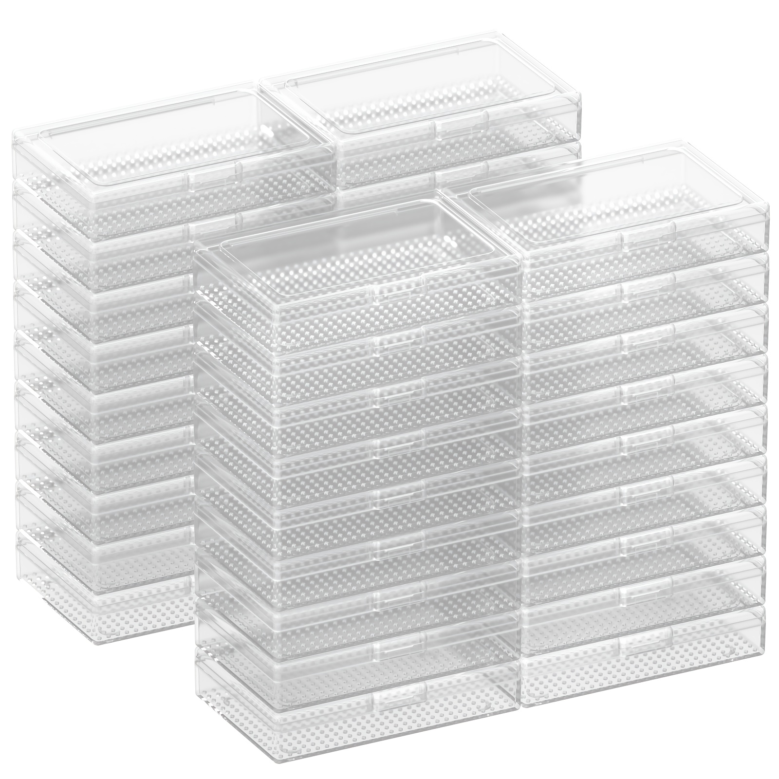 Image of 36pcs Painting Trays, Art Trays With Lids, Art Storage Containers & Tray, Upgrade Convex Point Bottom Design For Efficient Crafting