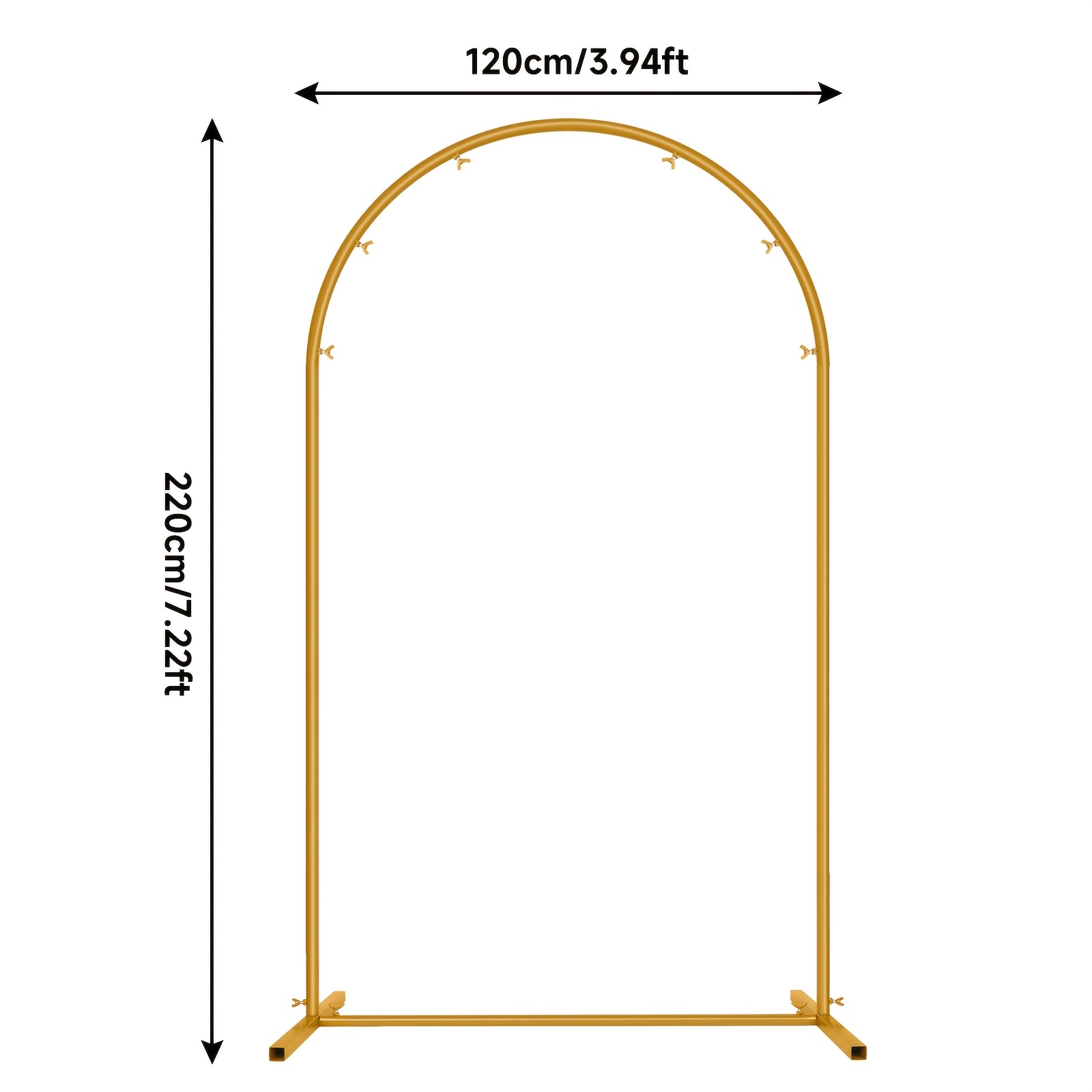 Ensemble de support d   de ballons de fleurs 220X120Cm/200X100Cm/180Cmx80Cm, cadre d   en métal pour fête d anniversaire, mariage, cérémonie de   de diplômes, décoration de fête, fête des pères, fête des mères, Saint-Valentin,   sportive, support de fond de cabine photo