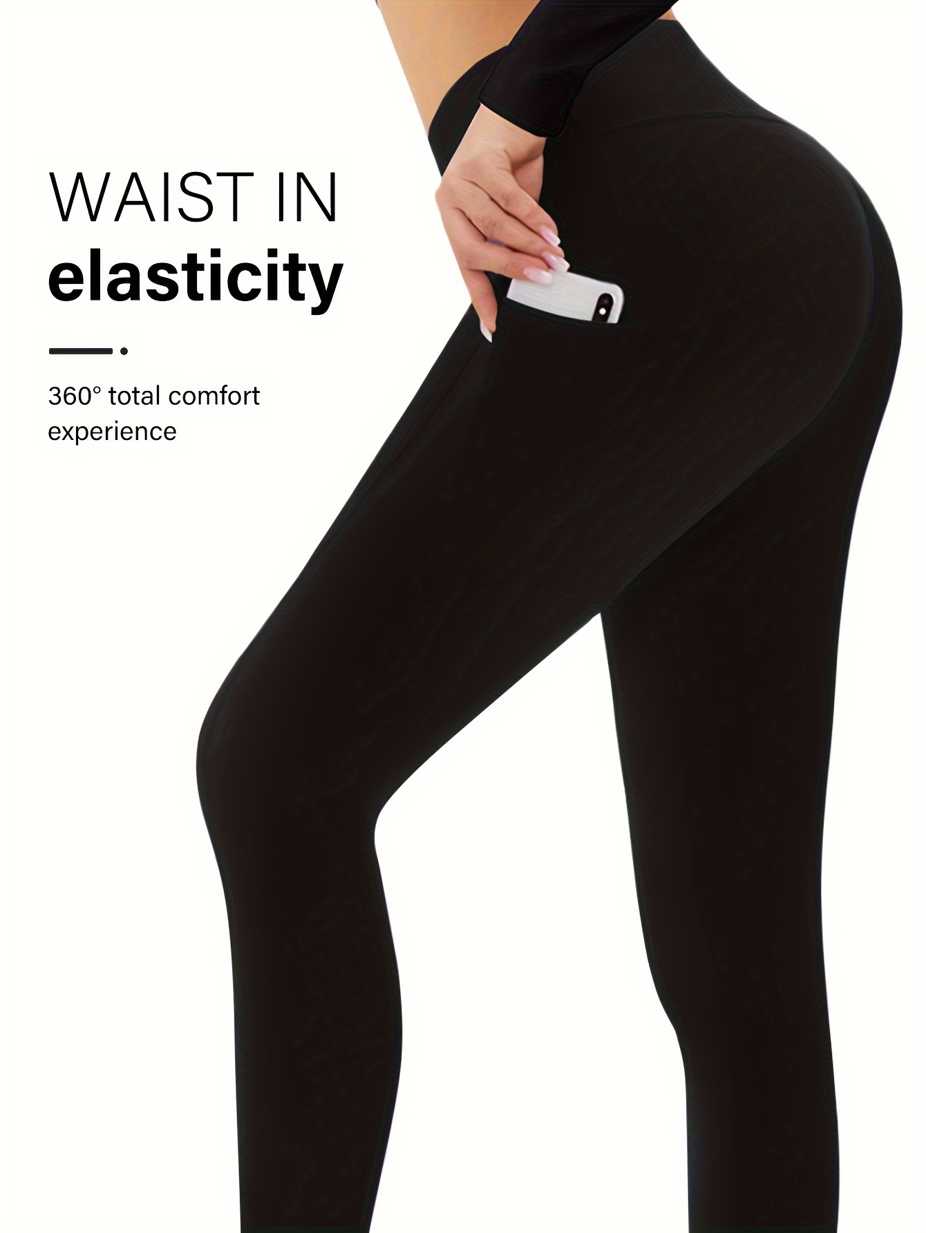 Sporty High Waist Shaping Leggings, Comfy & Breathable Tummy Control Yoga  Leggings, Women's Underwear & Shapewear