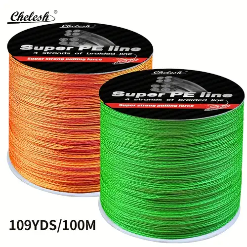 * 100M 4 * Braided Lure Fishing PE Line, 6.8KG-45.36KG Strength * Suitable for Sea Fishing, Freshwater Fishing, Strong Abrasion * * * 100M 4 * Braided Lure Fishing PE Line, 6.8KG-45.36KG Strength * Suitable for Sea Fishing, Freshwater Fishing, Strong Abrasion * *
