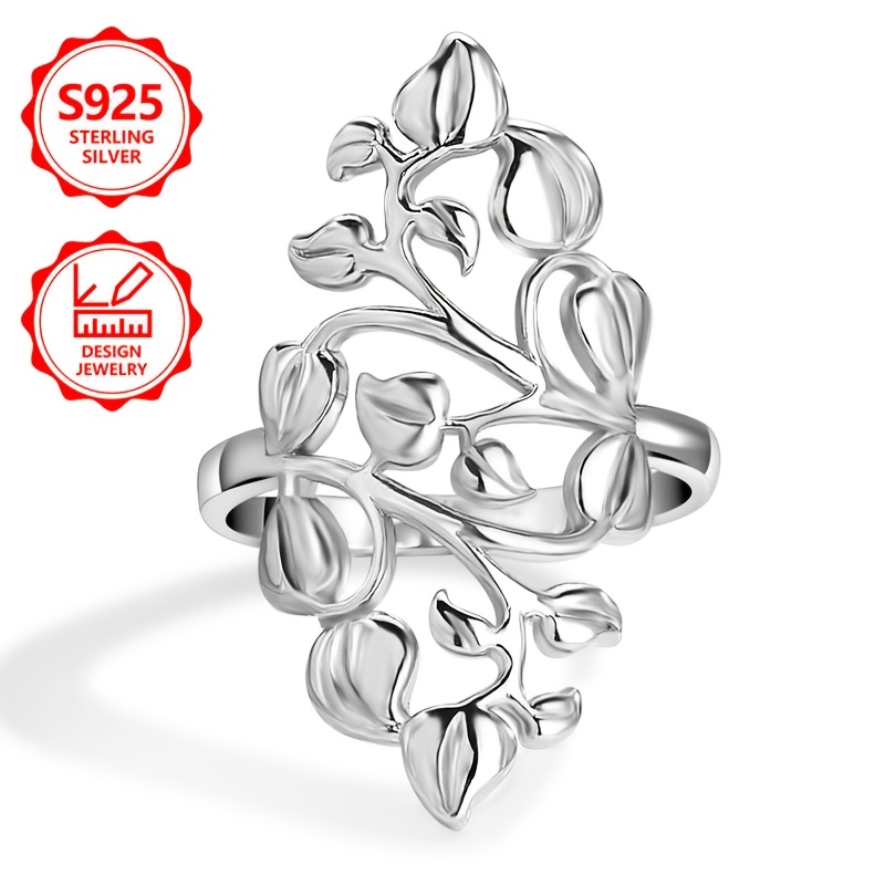 925 Sterling Silver Exquisite Women's Fashion Ring, Elegant, Stylish, High-value Women's Jewelry Ring