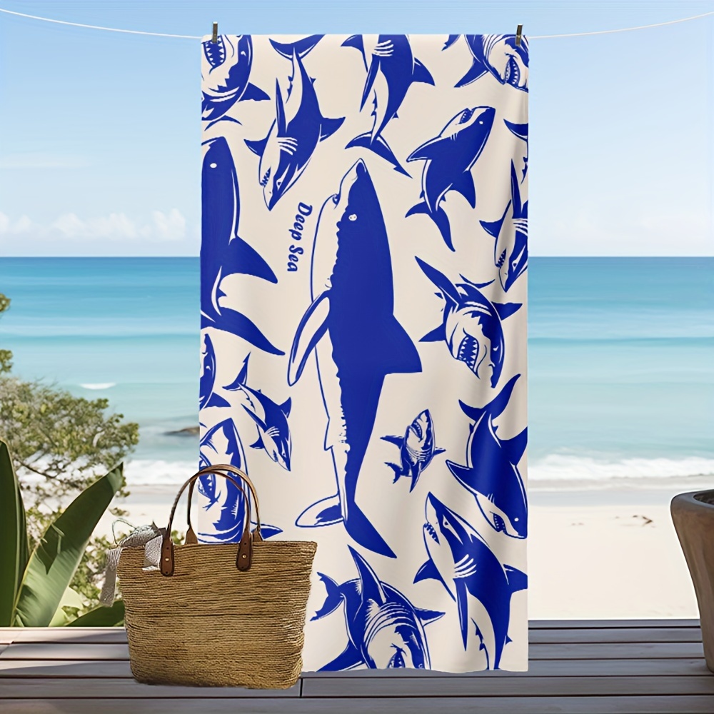 

Microfiber Beach Towel - Quick Dry, Lightweight & Absorbent With Tropical - Outdoor