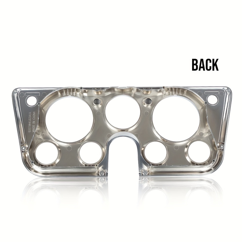 TEMU Dash Bezel Hole Cover, For Chevy C10 Truck 1967-1972, Black