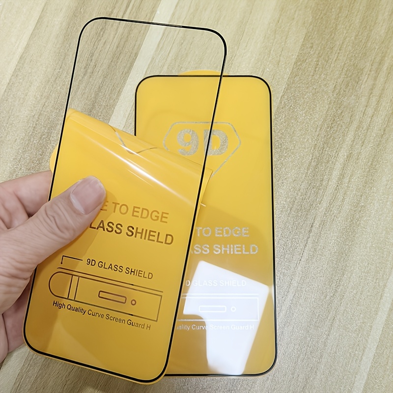 3-Pack 9D Ultra HD Tempered Glass Full Coverage Screen Protector for iPhone