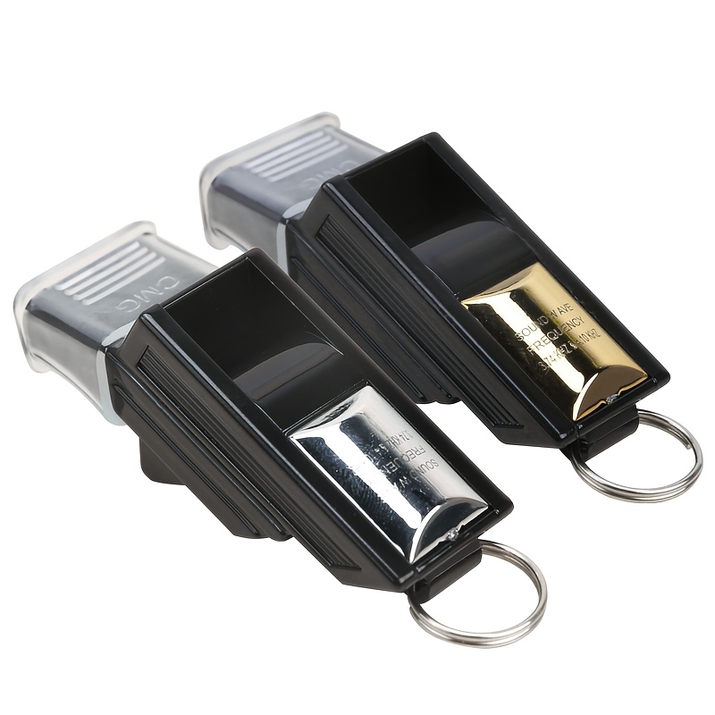 TEMU Lot de 2 sifflets de sport sonores et clairs avec cordon - Matériau ABS durable, idéal pour entraîneurs et arbitres