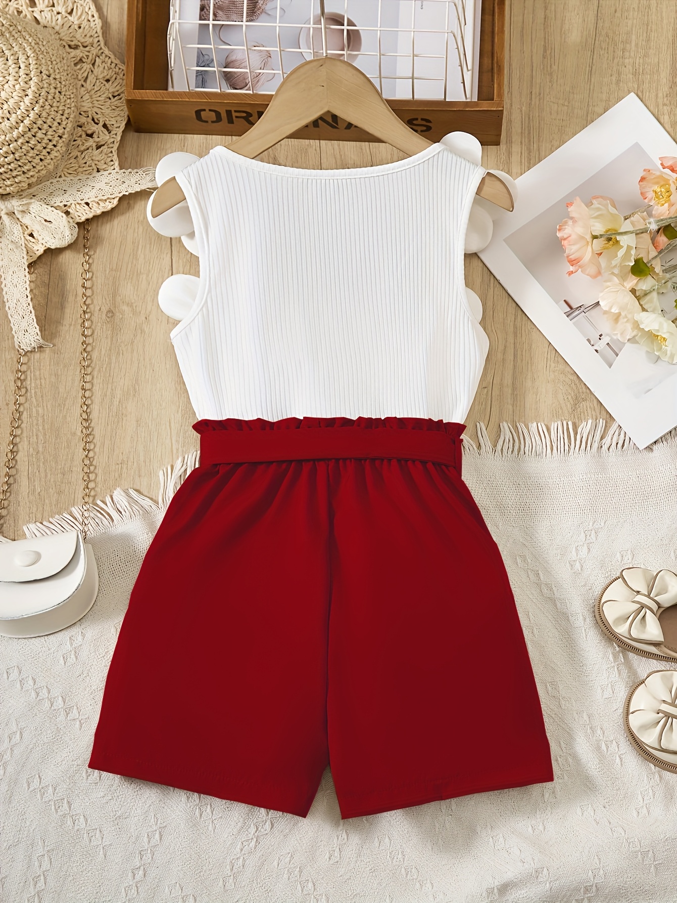 girls casual sleeveless short studded Temu Canada