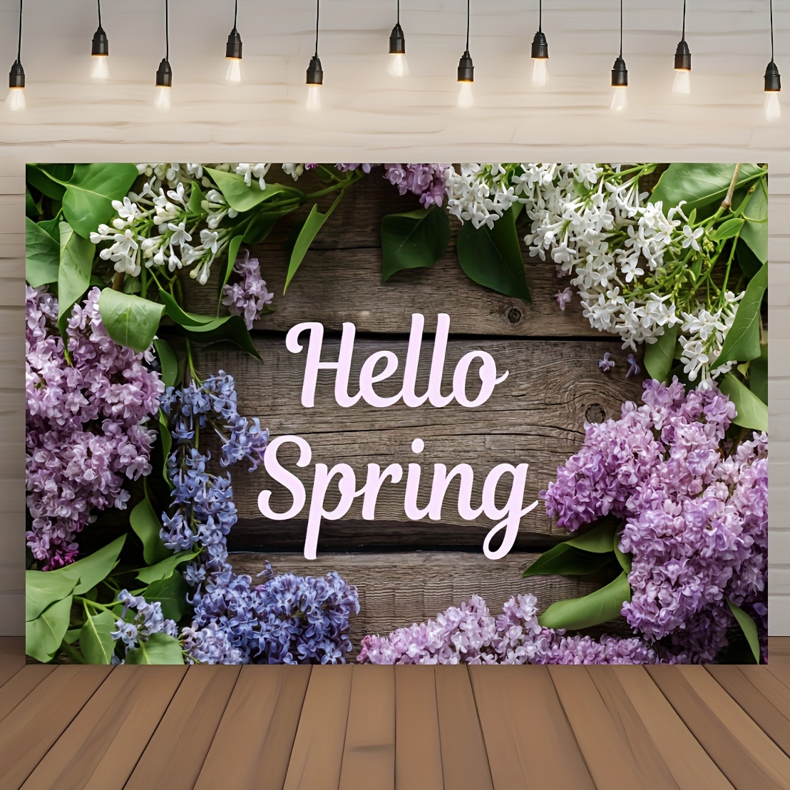  Hello Spring Door Cover Spring Floral Jar Door
