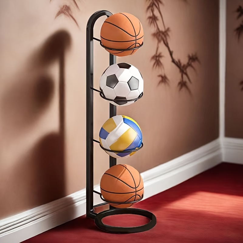 

2pcs Heavy-duty Iron Basketball Stands - , Ideal For Sports Gear & Equipment