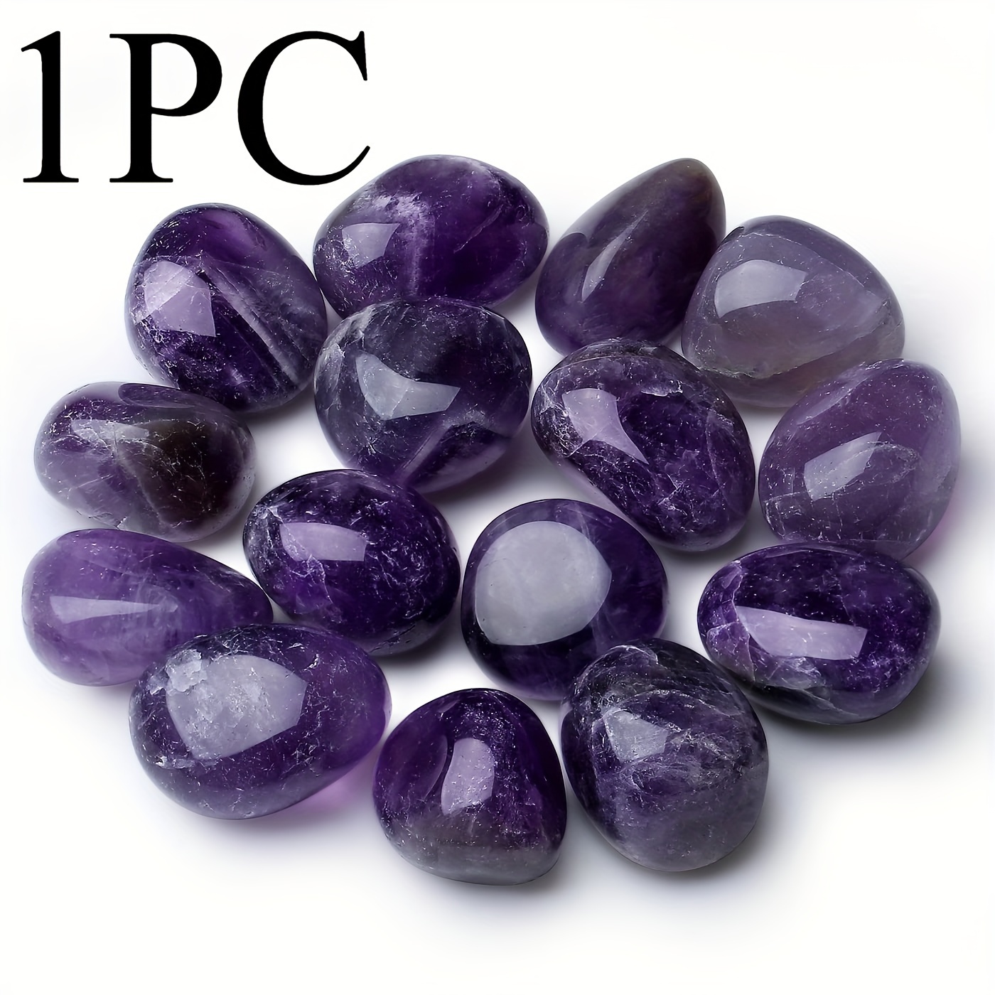 Bulk Amethyst Stone Polished Irregular Stone Balls for Crafts
