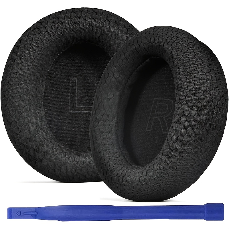 TEMU Almohadillas de oído mejoradas para auriculares Anker Life Q30/Q35, con tejido de malla transpirable y espuma viscoelástica de densidad para una