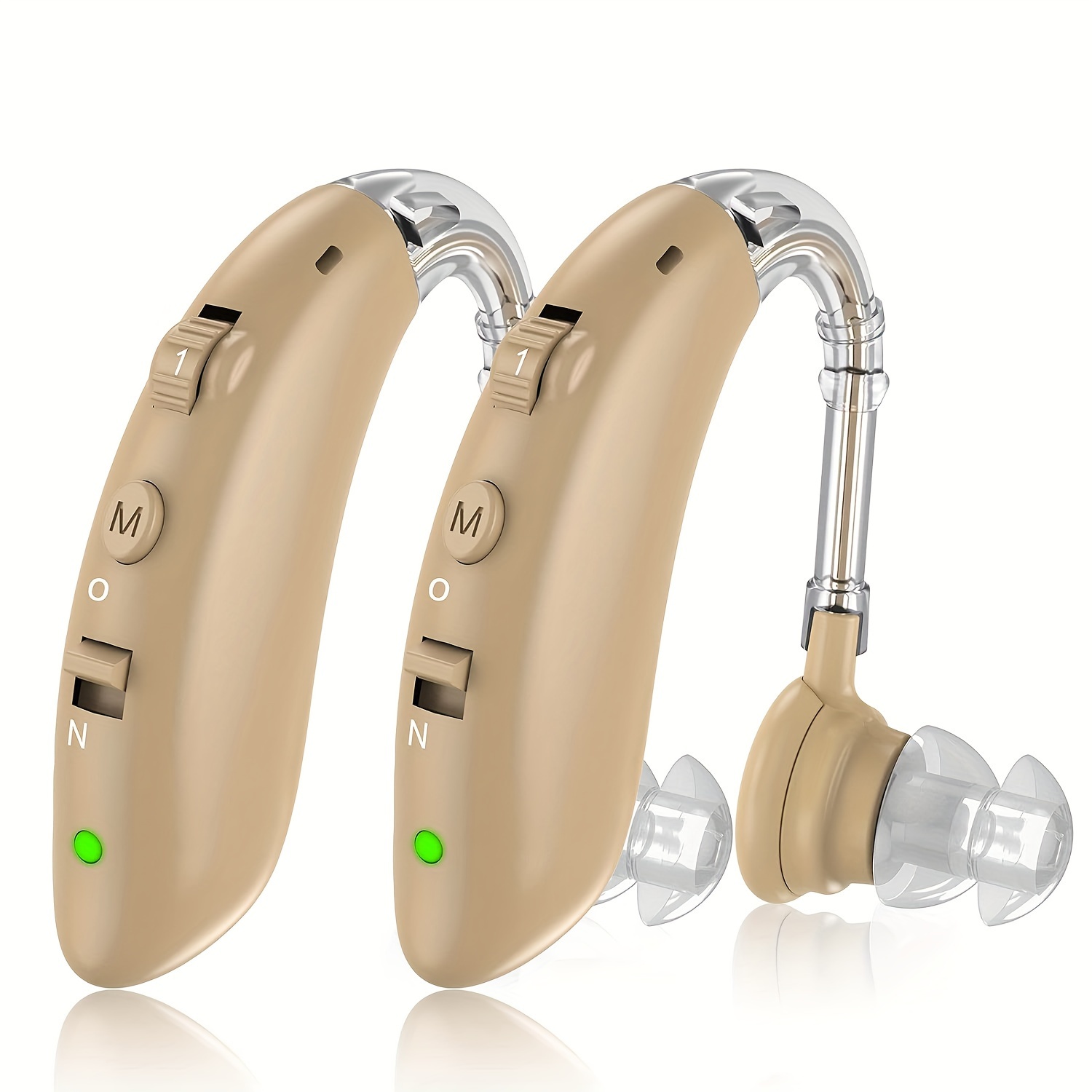 Rechargeable hotsell Hearing Aid for Severe Hearing Loss with Noise Cancelling White