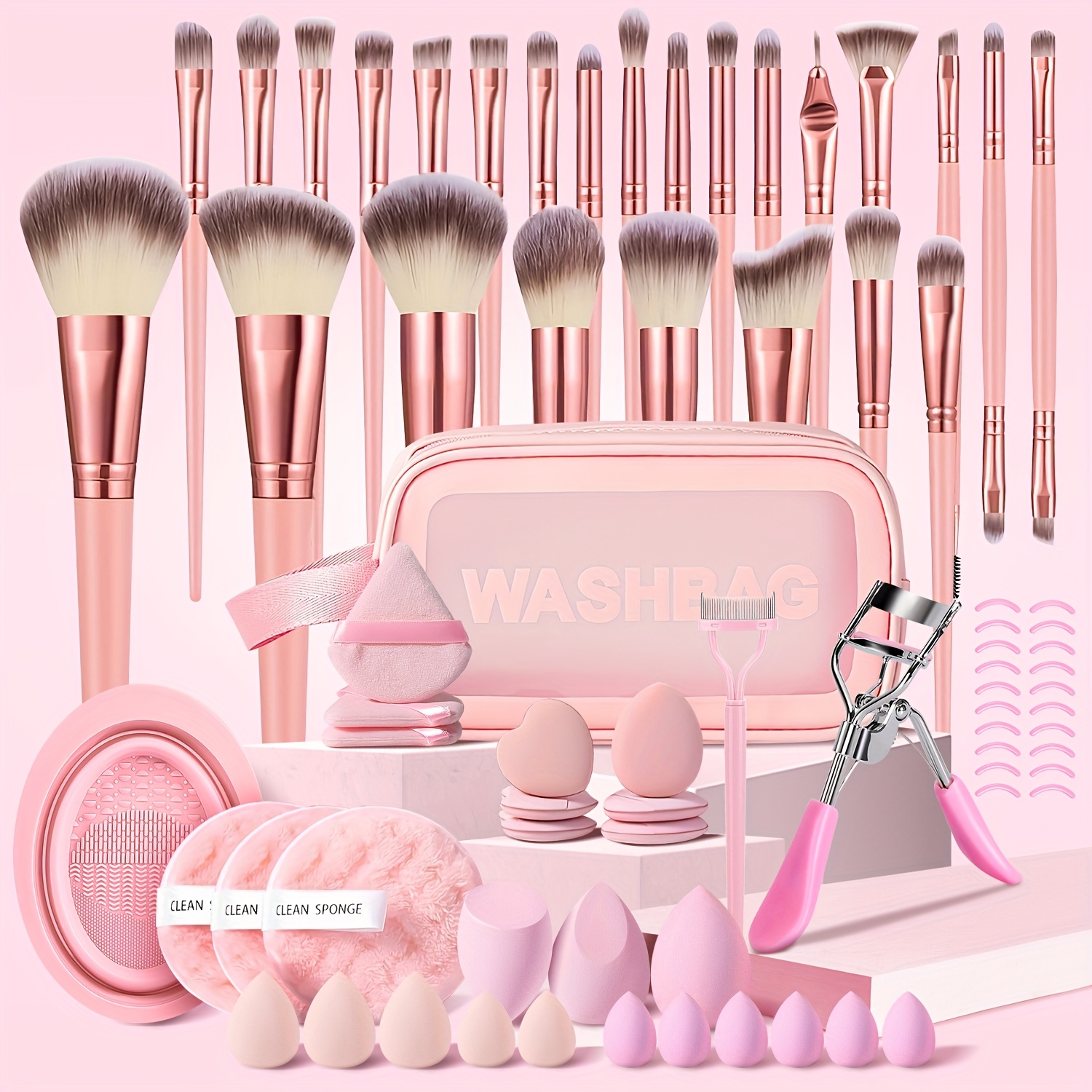 Gelden Cosmeticos Gelden Brush Cleaner Rose Golden Makeup Brush - Main Image