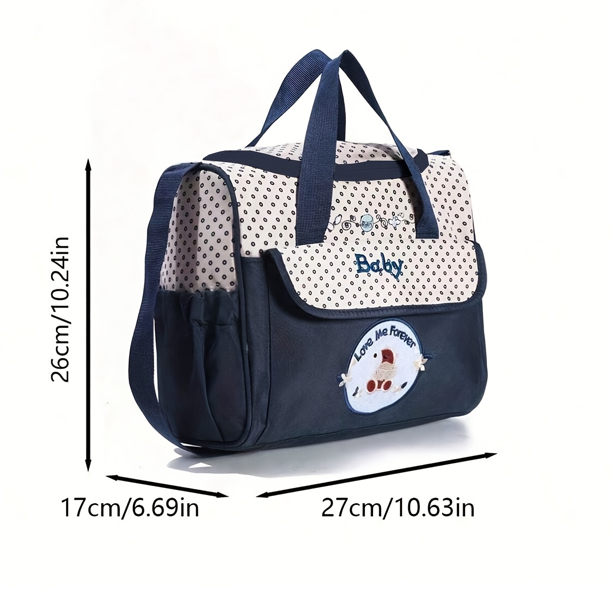 Large Parent Bag Multifunctional Large Capacity Fashion High Quality Cartoon Crossbody Diaper Bag