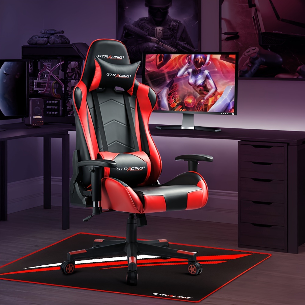 

Chair Mat, Desk Chair Mat, Gaming Chair Mat For Hardwood Floor, 47 X 39 Inch Office Computer Gaming Desk Chair Mat For Hard Floor Red Large Size