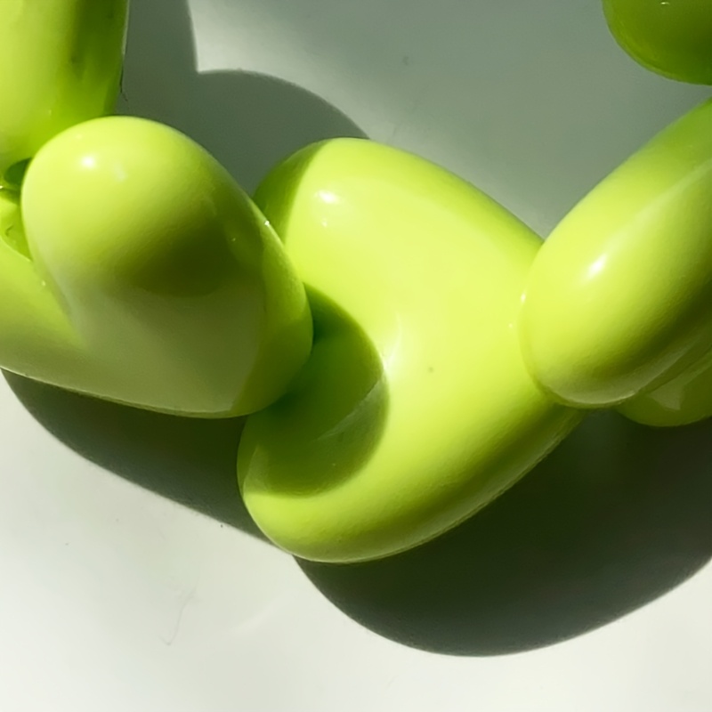 Heart Shaped Acrylic Bracelet for Women