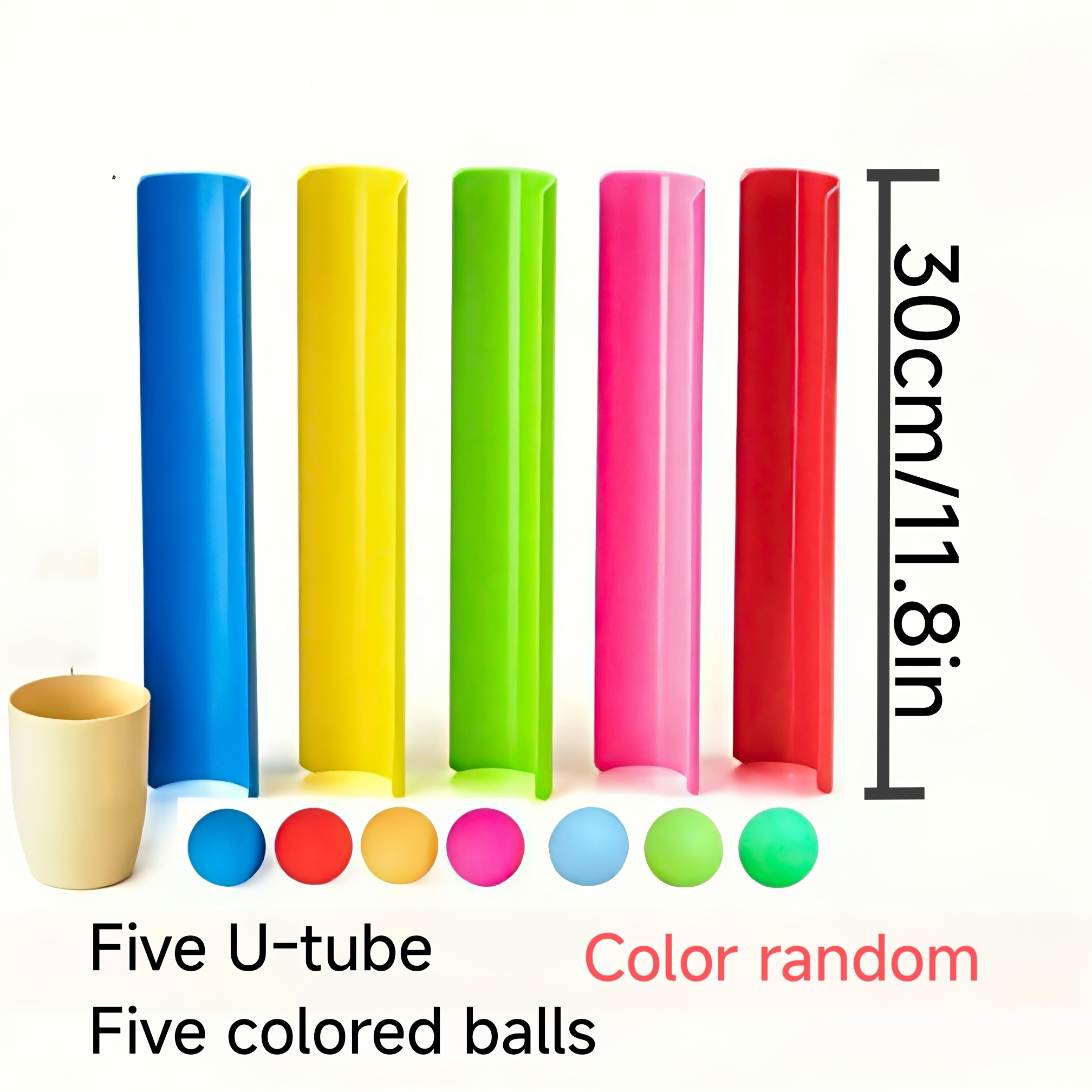 E-shop 11-teiliges buntes Ballroll-Set, Teambuilding-Aktivitätsspiel – Lebendiges Design/interaktive Mehrspieler-Herausforderung, geeignet für