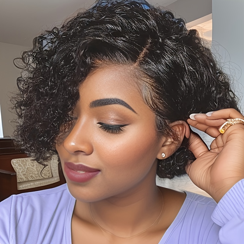 Womens Natural Hairline Human Hair Wig 150