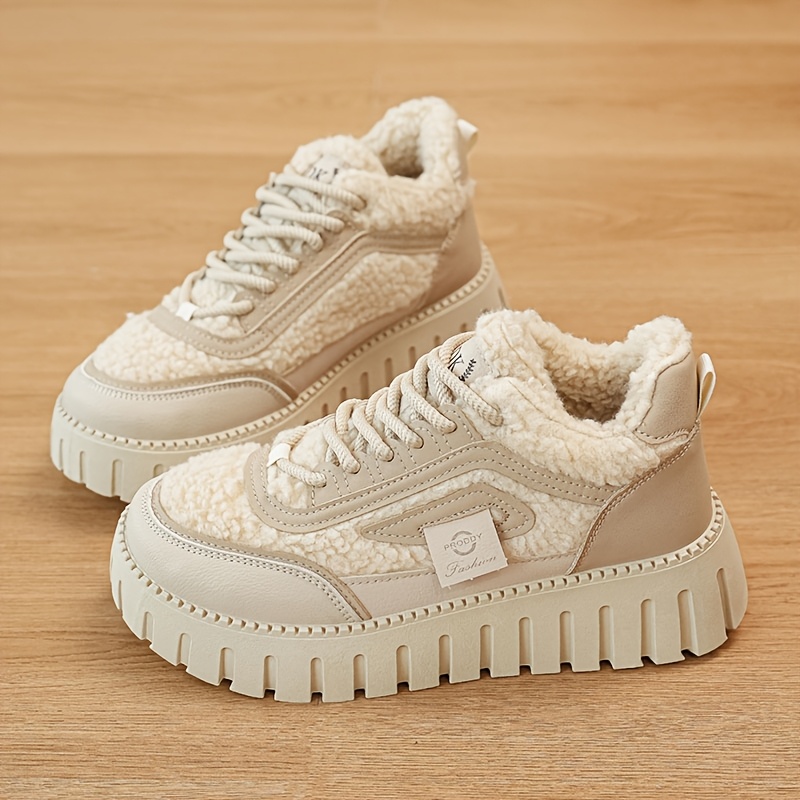 Image of Women's Ankle Boots And Short Boots, Plush Warm Thickened Snow Boots, Versatile Comfortable Korean Style Women's Shoes, Outdoor Thick-soled, Women Shoes