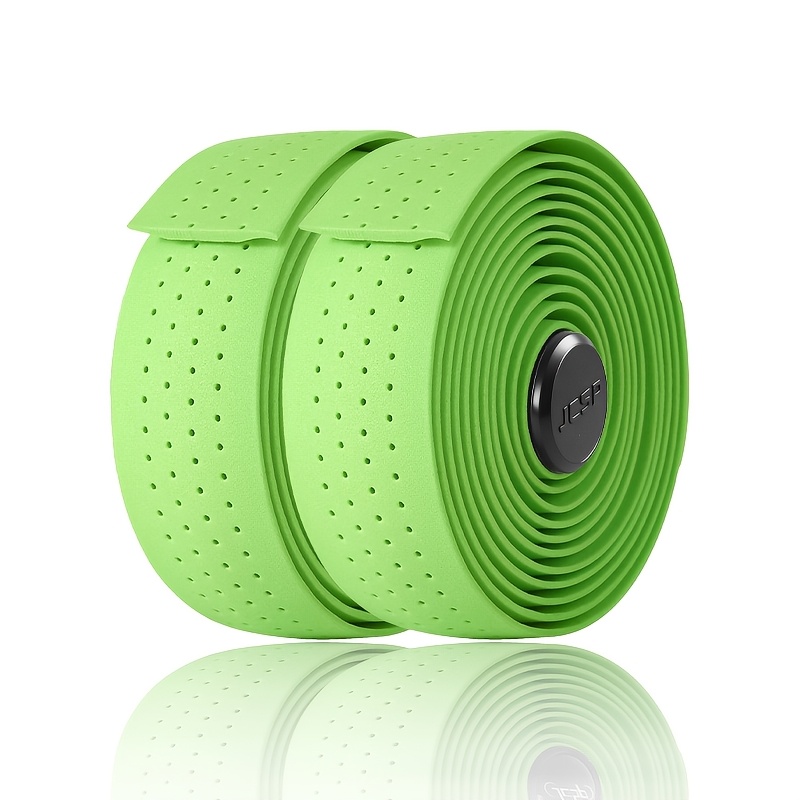 TEMU 1 Pair Of Bicycle Handlebar Tape, Anti-slip Shock-absorbing Handlebar Grip For Bikes, Comfortable And Non-slip, Road Bike Shock