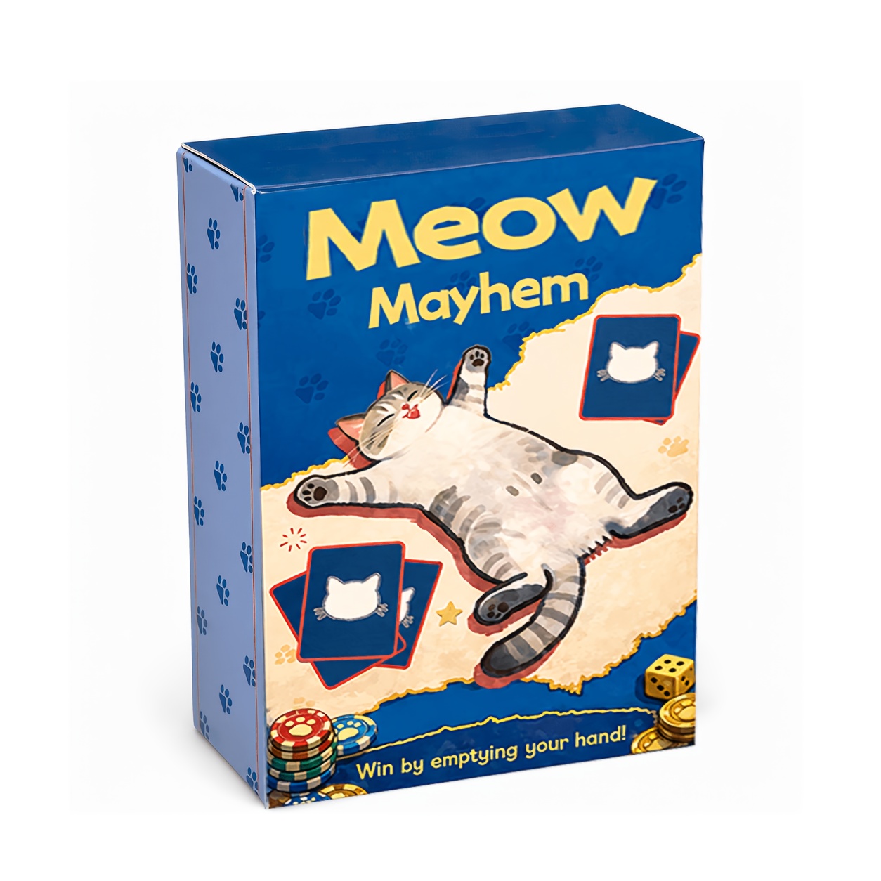 TEMU Jeu de cartes Chat pour 2 à 6 joueurs, jeu de avec association de mois, séquences de cartes, gestion des mains et cartes d'habileté, jeu de