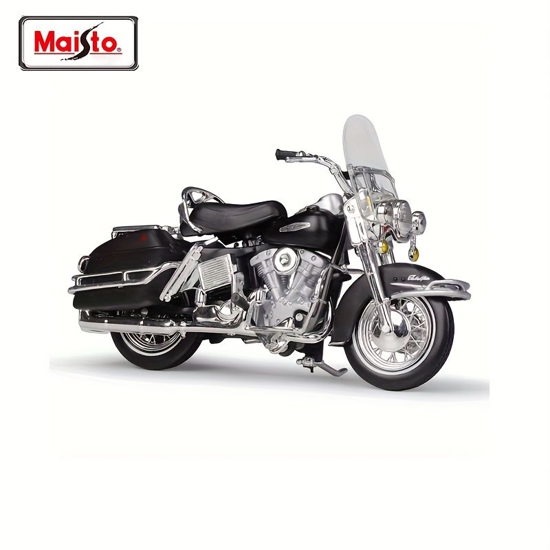 Maisto 1:18 -davidson 1966 Flh Die Cast Vehicles Collectible Hobbies Motorcycle Model Toys