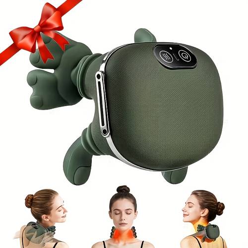 nij tragbarer massagegerät mit usb-betrieb, akku & 3 geschwindigkeitsstufen – ganzkörper-massagegerät für rücken, nacken, handmassage